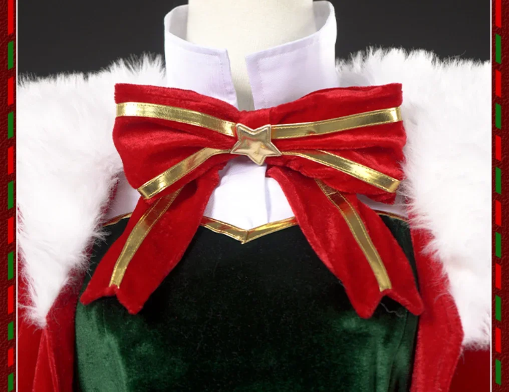 Generic Red Cloak Dress Cosplay Costume for Women (Unofficial)