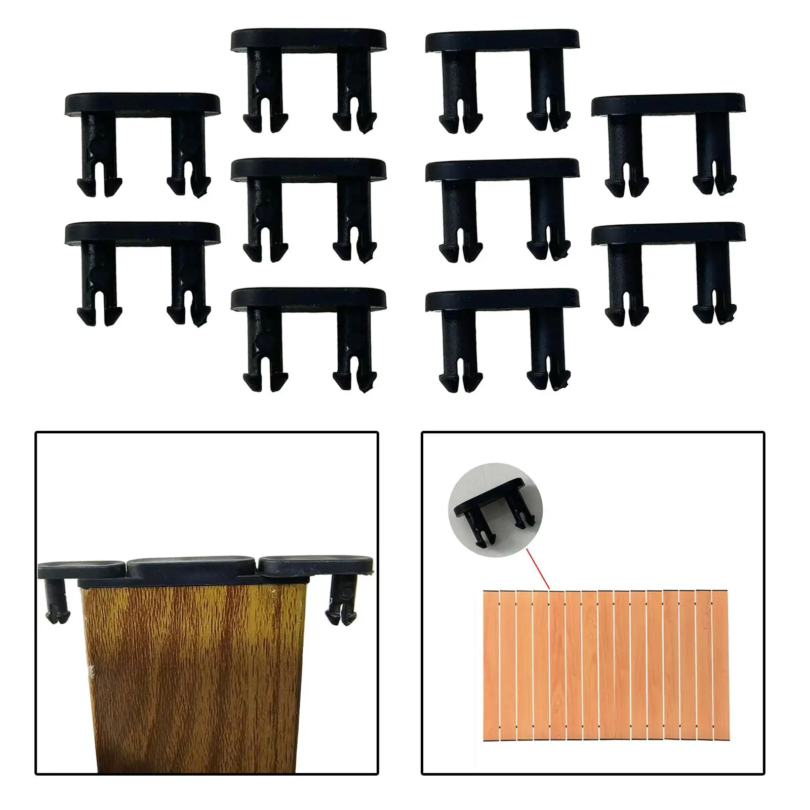 10 Pieces Table Buckles Tables and Chairs Supplies Camping Table Parts for