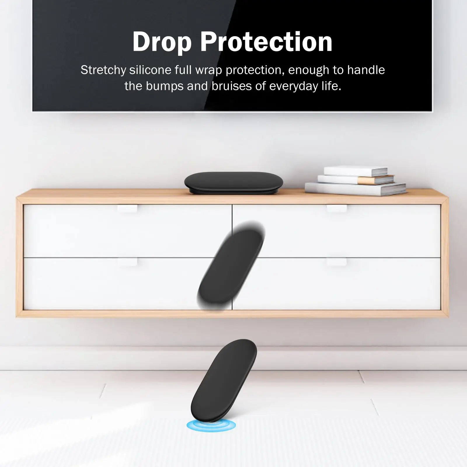 Silicone Protective Case for Google TV Streamer 4K 2024 Washable Dustproof Host Protection Cover Luminous Version 3