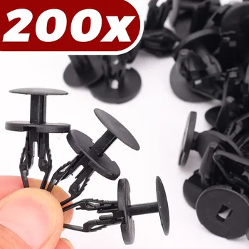 Car Bumper Fixing Buckle Push Pin Style Plastic Rivets Fastener Auto Replaceable Parts for Ford Mudguard Trim Wheel Arch Lining