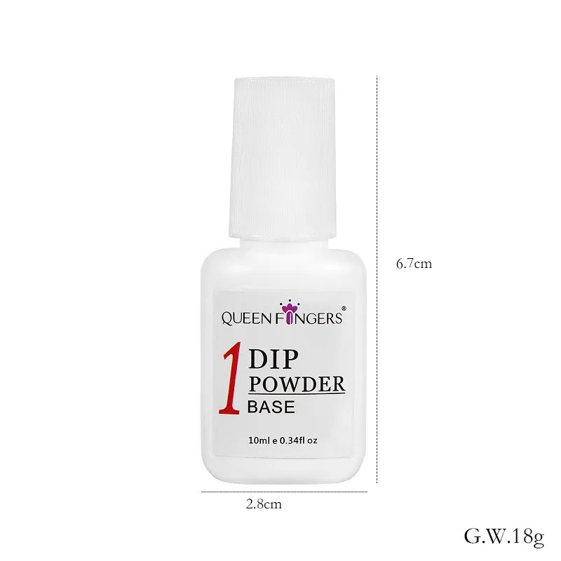 Nail powder nail acrylic liquid acrylic nail powder nail kit nail tools 10ml Dipping Nails Powder System Liquid Kits Base/Top/Activator/Brush Saver Natural Dry Without Lamp Cure Dip Multi-Use Liquid &