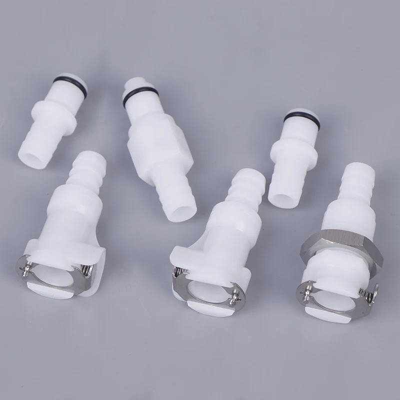 Female Quick Disconnect Hose Barb Coupling for Air/Water CPC, 3/8" POM Medical Panel Mount