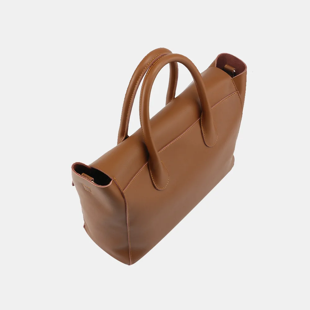 Y2k Bag Women's One Shoulder Handbag Crossbody Clutche New Genuine Leather Fashionable Trendy Commuting Exquisite Classic Style