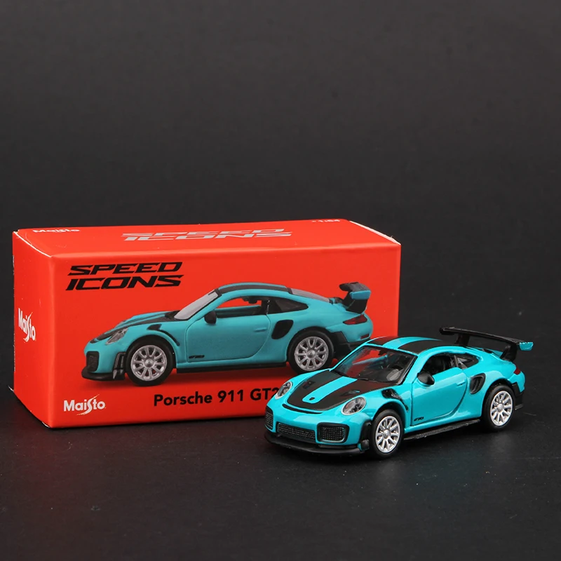 Maisto 1:64 포르쉐 911 Taycan Lamborghini Sian Performance 페라리 SF90 Monza SP1 자동차 모델 합금 미니어처 다이캐스트 장난감