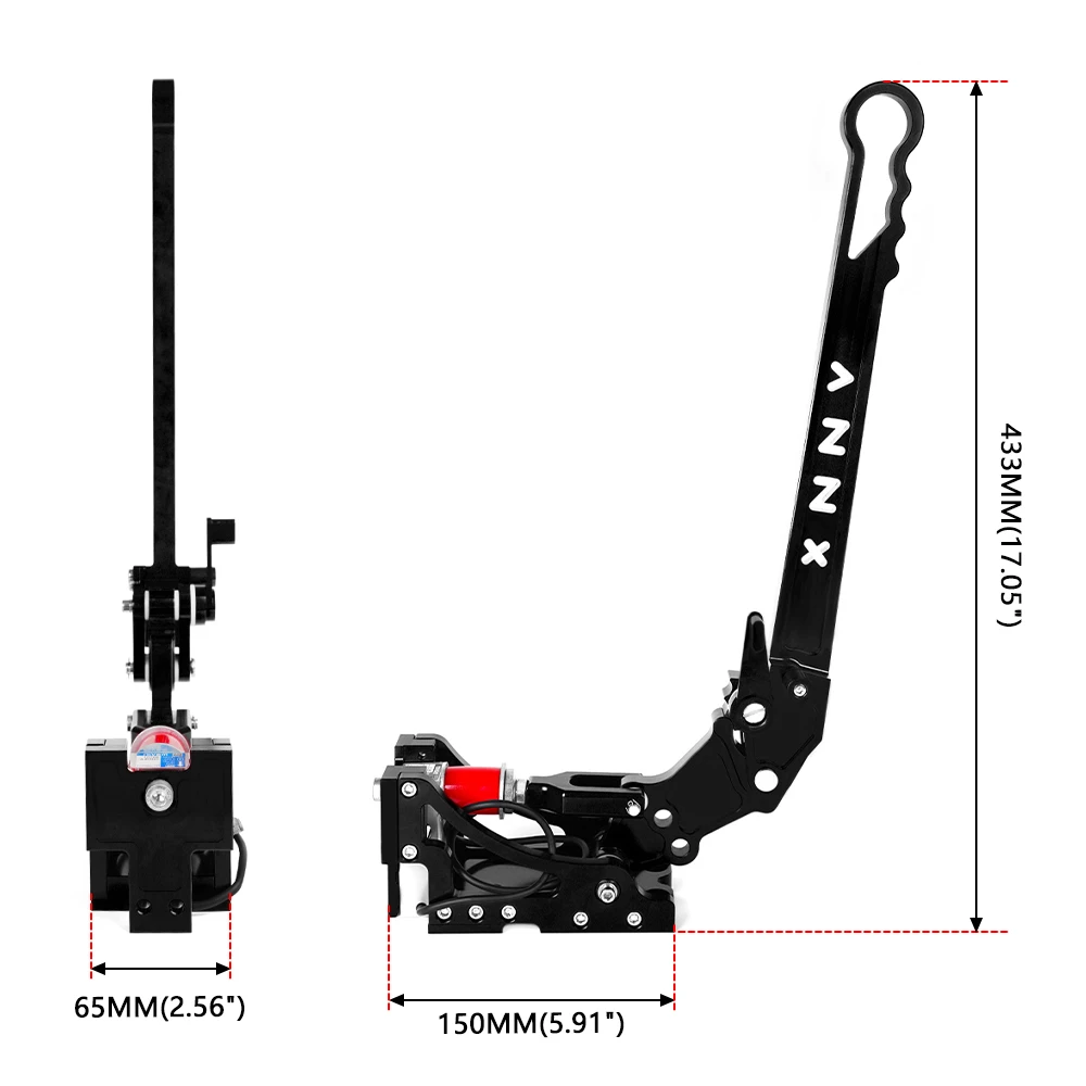 MUGE-PC USB Hydraulic Handbrake SIM For Auto Racing Games G25/G27/G29/G295/T300/T500 Aluminum Adjustable HB033