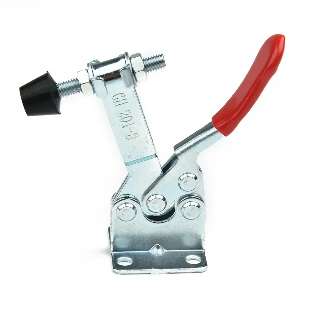 4PCS GH-201B Toggle Clamp 90kg Quick Release Horizontale Klemmen Verriegelung Hebel Verschluss Hand Werkzeug Holzbearbeitung Clip Werkzeug – Detail 5