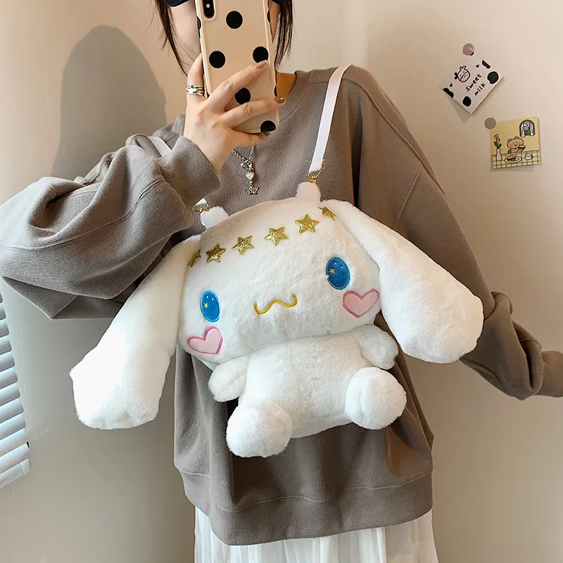 Sanrio Cinnamoroll My Melody Kuromi аниме периферийный рюкзак искусственная наплечная сумка