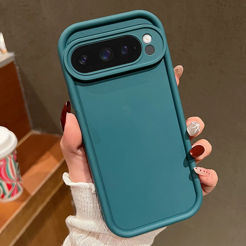 Soft TPU Shockproof Silicone Cover - Solid Color Case