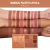 9-Color Eyeshadow Palette Shimmer & Matte Long-Lasting No Fallout Highly Pigmented, Smooth, Blendable Ideal for Day & Night look 3