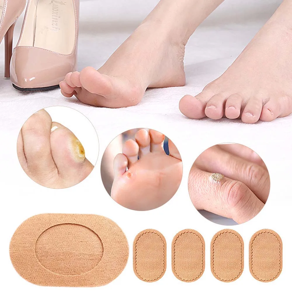 6Pcs/set Foot Care Calluses Removal Anti Friction Adhesive Sticker Invisible Foot Care Patches Heel Protector Cushion Pad pexmen 4pcs waterproof heel sticker foot protector for rubbing friction callus and blister bunion pads self adhesive stickers