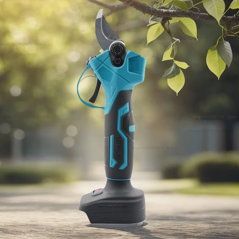 Electric Pruning Shears Rechargeable Landscaping Fruit Tree Lithium Electric Scissors Wireless Branch Pruning Tool