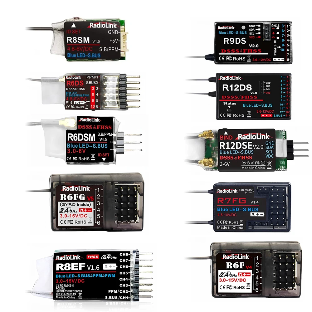 Récepteur RC Flysky R12DS R9DS R8EF R8SM R6F V4 R7FG - Pièces Électronique