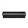 European Style Multi Color LED Simulation Carbon Flame Voice Activated Embedded 3D Fogging Electric Fireplace 5
