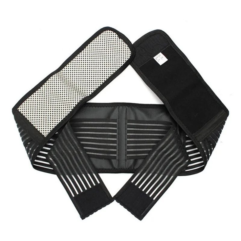 1Pcs Adjustable Neoprene Double Pull Lumbar Support Lower Back Belt Brace Pain Relief Band Waist Belt BEST SELLERS