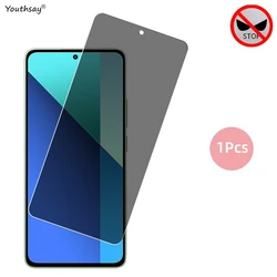 Anti - Spy Tempered Glass Privacy Screen Protector - RedmiNote 13 5G (1Pcs)