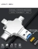 4 In 1 OTG TF Card Reader Adapter Type-C Lighting Micro USB USB3.0 All In 1 for iPhone Android Huawei Samsung Xiaomi Laptop PC 5