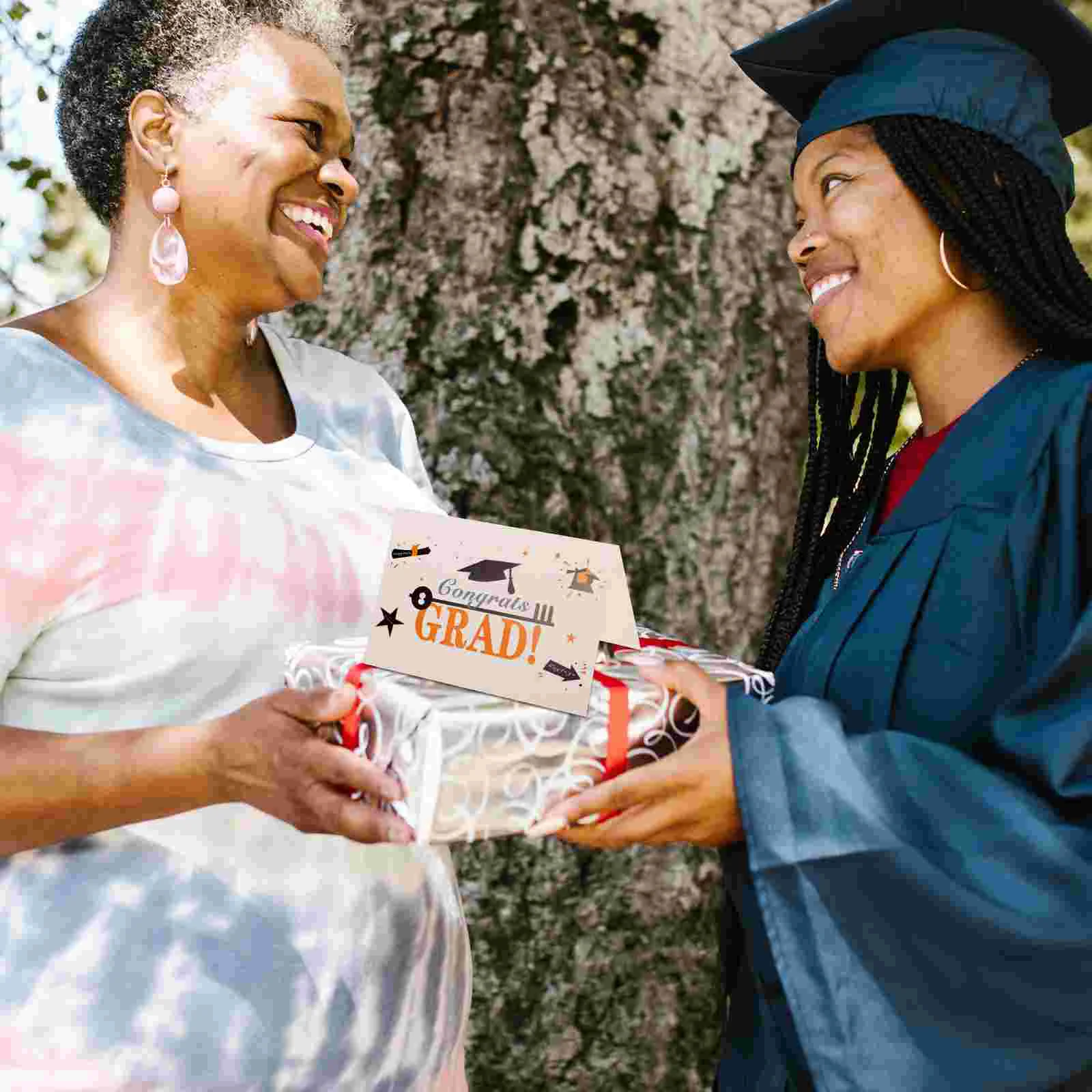 

6 Sets Greeting Card Graduation Cards Themed Elements Party Delicate Paper Gift Creative