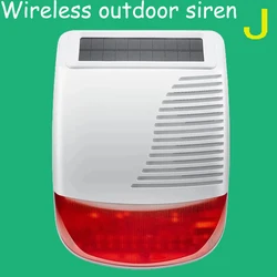 Smart Home Security Wireless Sensor Kit with Keypad and Alarm Features (Solar Siren)