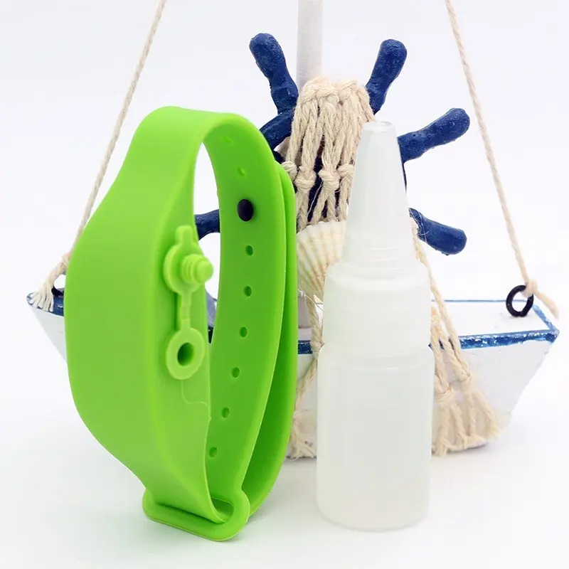 Adult Kids Liquid Wristband Hand Dispenser Handwash Gel Whole Sanitizing Cute Silicone Alcohol Dispensing Bracelet Wrist Strap hand sanitizer dispenser