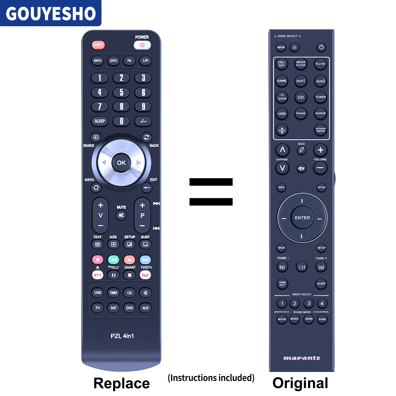 Nuovo Telecomando Rc049Sr Per Cinema Marantz 50 Cinema 60