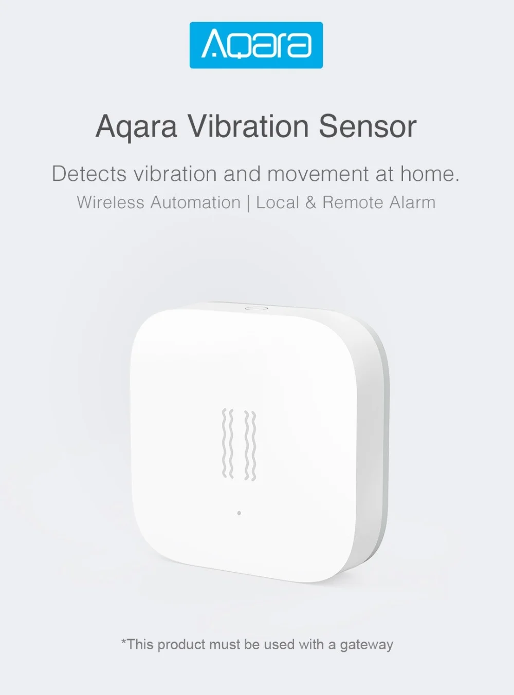 Vibration Sensor Zigbee Wireless Mini Shock Detector for Alarm System Smart Home