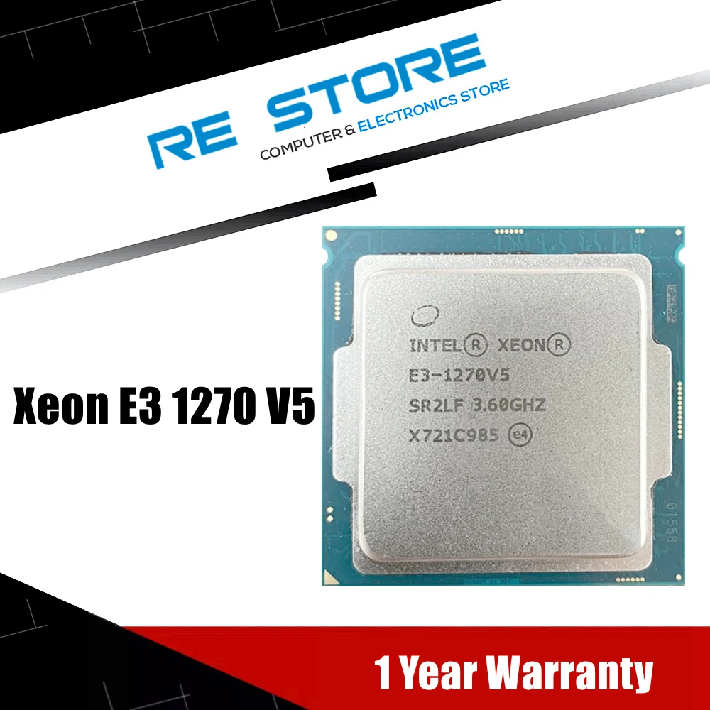 Processador Intel Xeon E3 1270 V5 3.6ghz Lga1151 8mb 80w Quad Core Cpu ...