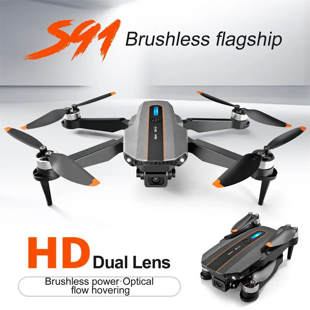 

S91 Obstacle Avoidance Drone Crashworthy Remote-controlled Helicopter 8k High-definition Aerial Photo Optical Flow Aircraft Gift