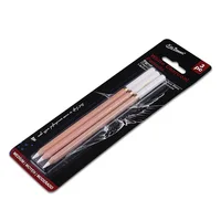 3Pcs Professional White Charcoal Pencils Set Sketch Highlight White Pencils for Drawing, Sketching Shading Blending Art Supplies 5