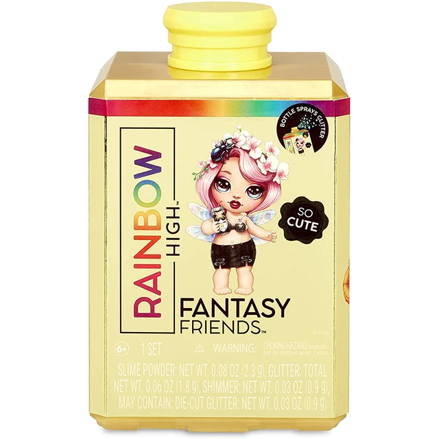 Original Rainbow High Fantasy Friends Surprise Doll Action Figure Collection Girl Toys Cute Figurines Create Glitter Slime Toys 1