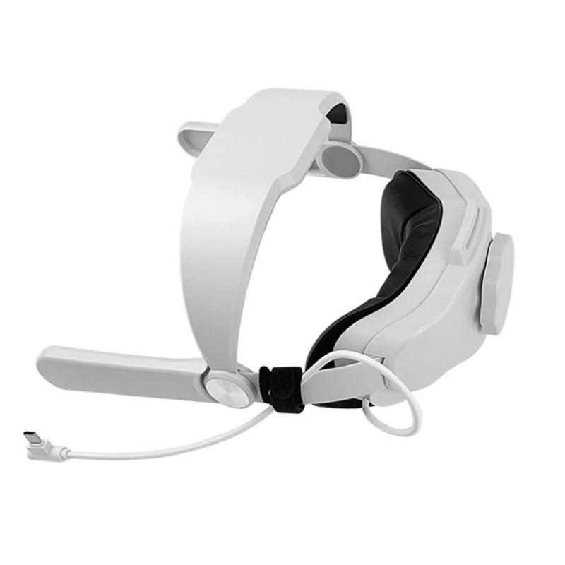 

Adjustable Head Strap With 5300Mah Battery For Oculus/Meta Quest 2,Replacement Strap,Protective Headband VR Accessories
