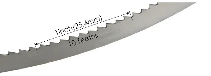 3-Pack Bandsaw Blades 62" X 1/2" X 14 TPI - For Wood Cutting - Premium SK5 Carbon Steel