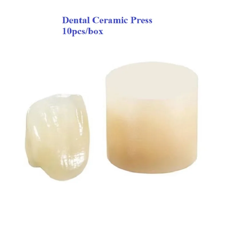 

10PCS Nature Color Dental Ceramics Press CAD/CAM Dental Lab Glass Ceramics Blocks Aesthetic Veneer Dental Glass Ceramic Press