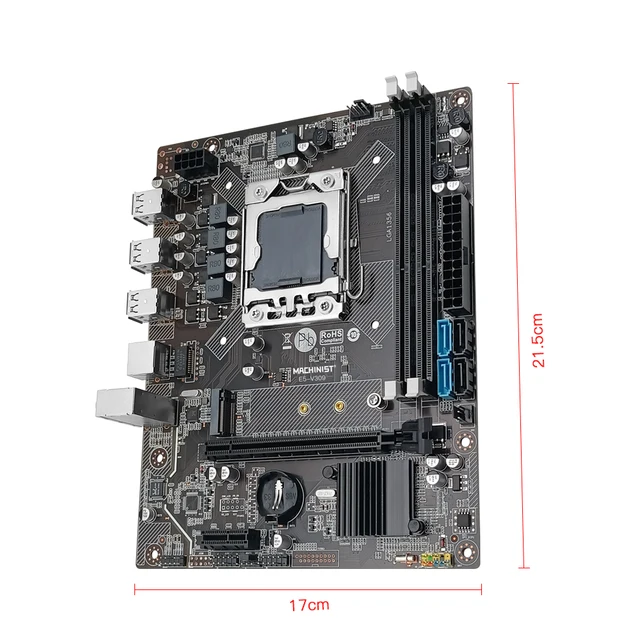 MACHINIST X79 Motherboard LGA 1356 Set Kit With Xeon E5 2420 CPU Processor 8GB(2*4GB)DDR3 ECC RAM Memory M.2 NVME X79-V309 3
