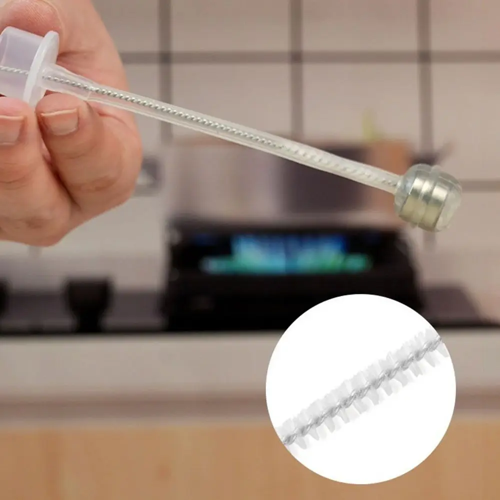 Portable Silicone Baby Bottle Straw Cleaner Flexible Brushes Waterproof Cleaning Brush Set Long Handled Bottle Brush for Home