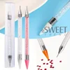 Dual-Ended Rhinestone Picker Pen With Tweezer Set Point Drill Wax Pencil Sticking Picking Dotting Jewelry Tools Decoration Kit 2