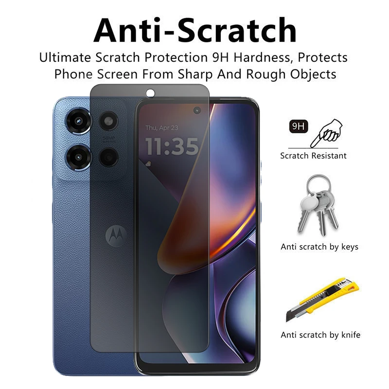 Für Motorola Moto G 2025 Glas Für Motorola Moto G Power 2025 Gehärtetes Glas 6,78 zoll Anti-spion Privatsphäre 9H Screen Protector – Detail 3