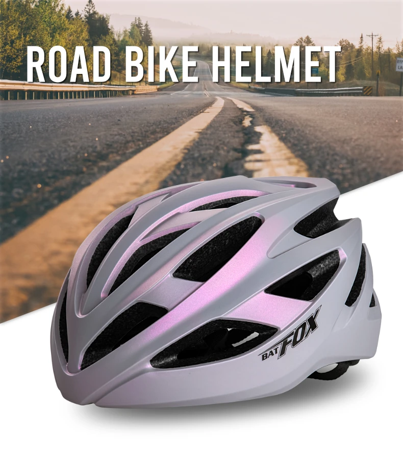 Description Picture 2 of itemBATFOX Bicycle Helmet Men Women Integrally-Molded Adjustable Bike Equipment mtb casco bicicleta Sports Safety Cycling helmets