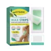 Wax Strips Paper for Hair Removal Double Sided Cold Waxing Wipe Stickers Professional Leg Arm Body Upper Lip Facial Epilator Set 2