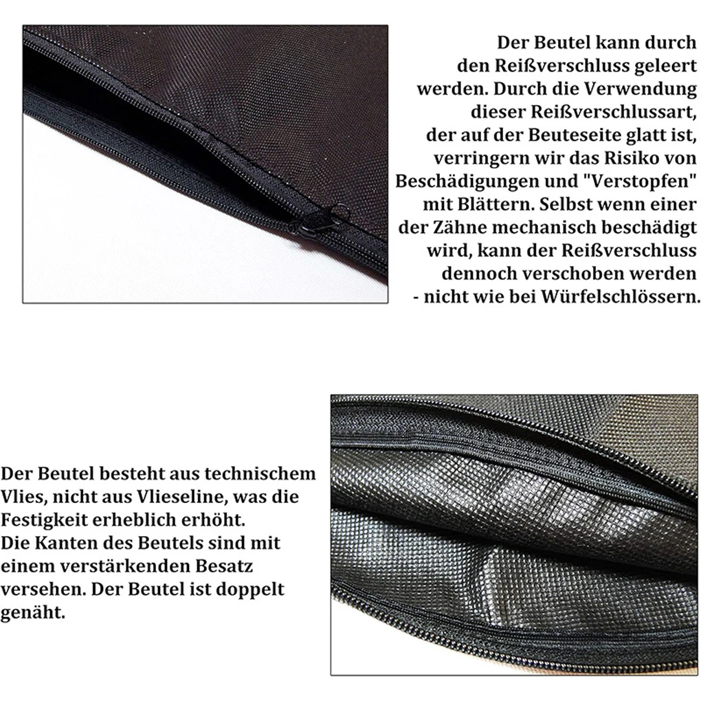 Zipper Replacement Collection Bag For Vacuum Cleaner Non-woven Fabric Build Convenient Zipper Easy To Replace