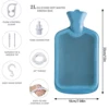 Reusabl Enema Bag Kit 2L Silicone Hot Water Bag Home Use Cleansing Private Parts Care Analhygiene Controlled Flush Enteroclysis 5