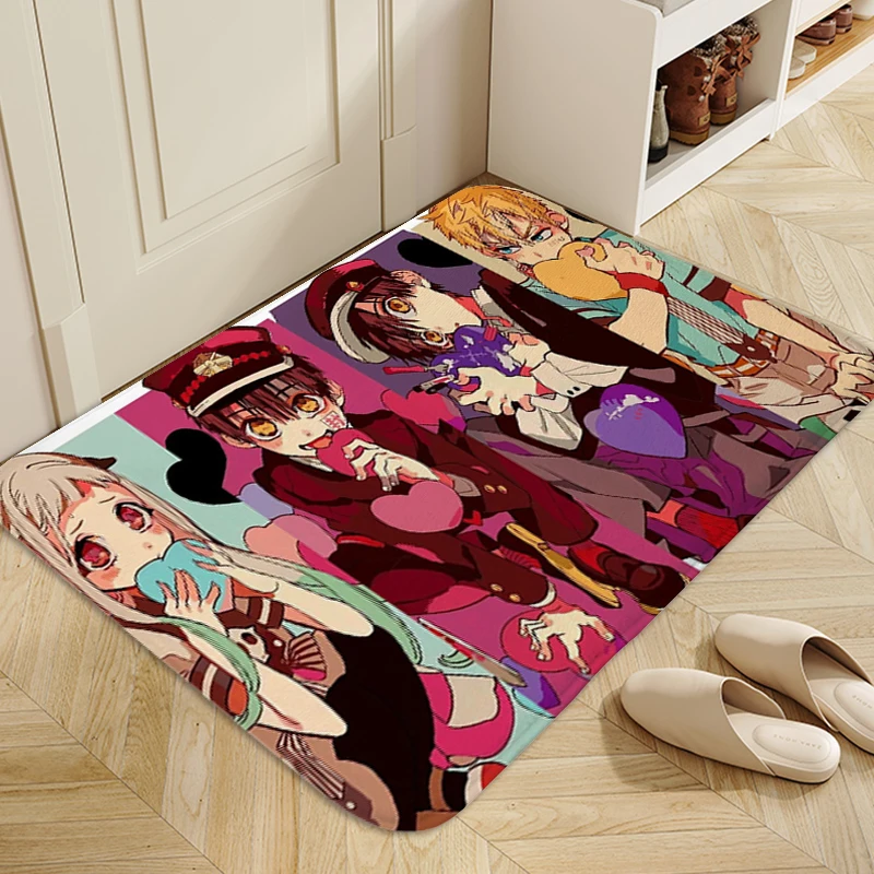

Bathroom Mat A-Hanako Kuns Entrance of House Interior Entrance Mat Washable Non-slip Kitchen Rug Aesthetic Rug for Bedroom Rugs