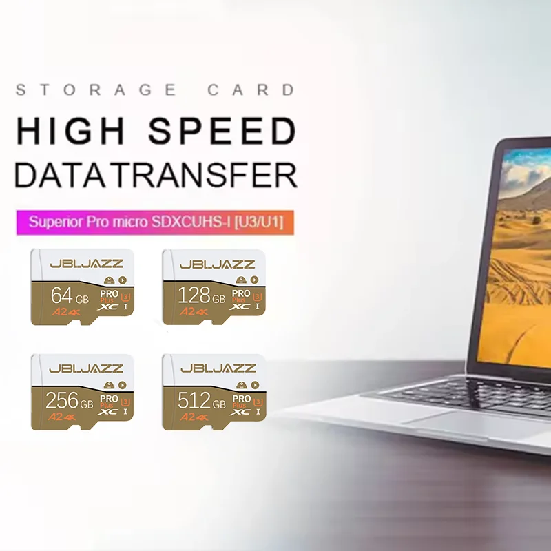 미니 SD 메모리 카드 512GB TF 카드 256GB 128GB 64GB 풀 HD 4K UHD 비디오 카드 (카메라 감시 장치용)