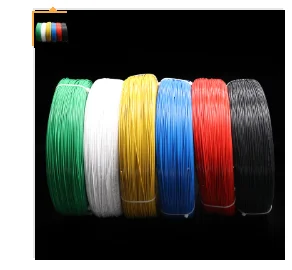 

Черный провод 25 м x 20awg, 36 м x 22awg UL1332
