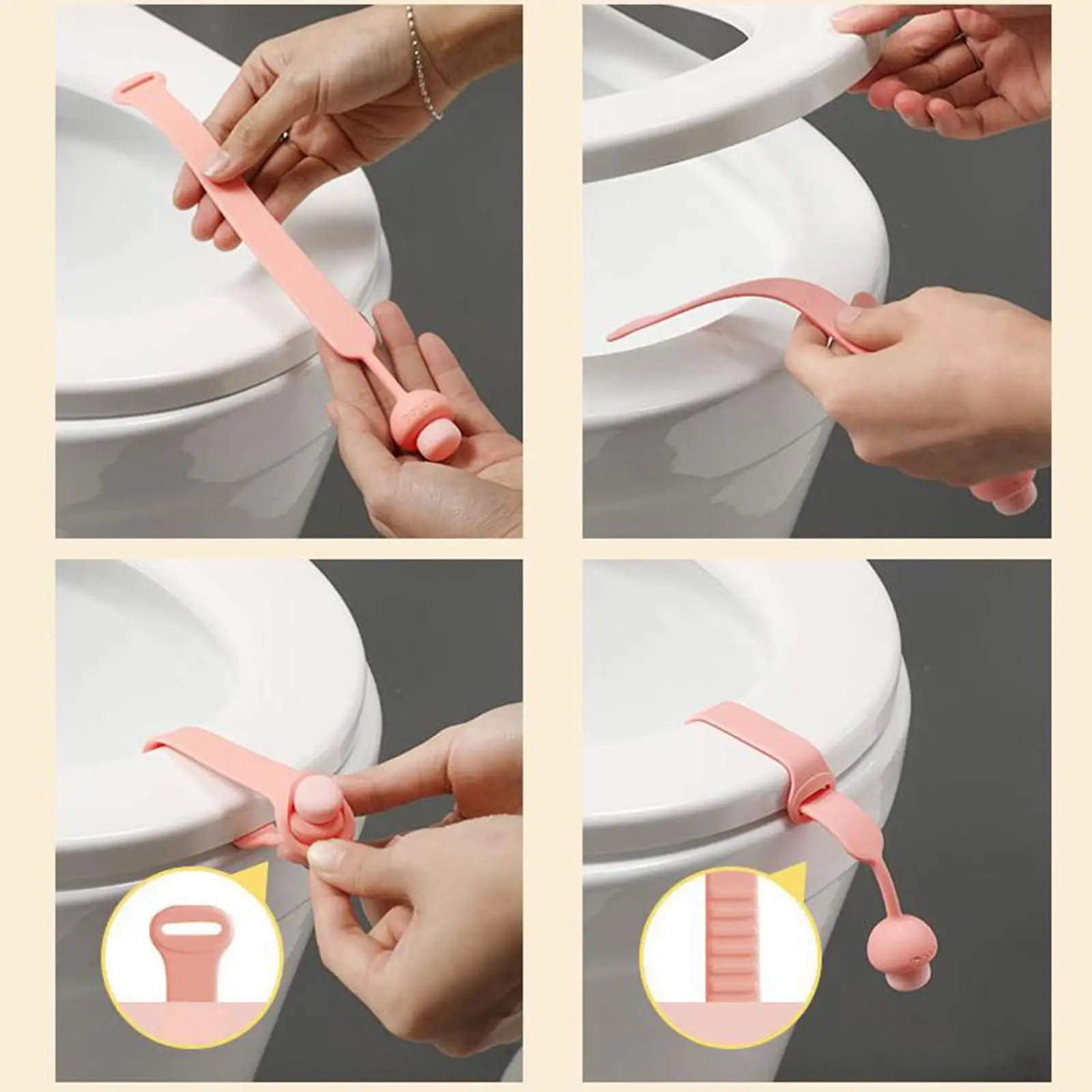 Toilet seat lifters toilet lid lifter no dirty hands