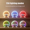 X63 Wireless Charger Colorful Atmosphere Light High-Quality Sound Long Battery Life Bluetooth Speaker Alarm Clock Time Display 4