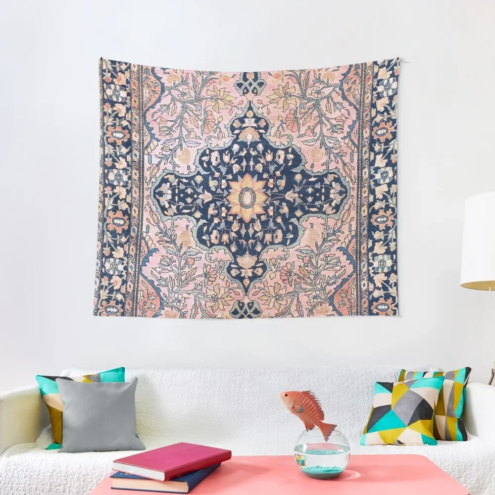 

SaroukAntique West Persian Rug Print Tapestry Japanese Room Decor Room Decor Decoration Pictures Room Wall Tapestry