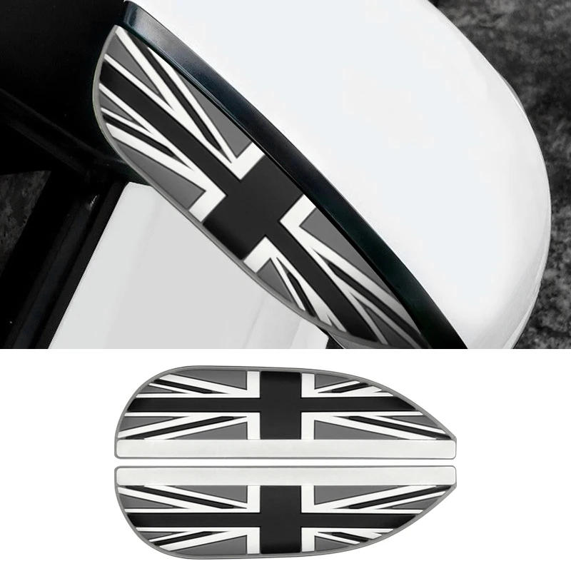 2Pcs Car Rearview Mirror Eyebrow Sun Visor Rain Shield For Mini Cooper R53 R55 R56 R60 R61 F54 F55 F56 F60