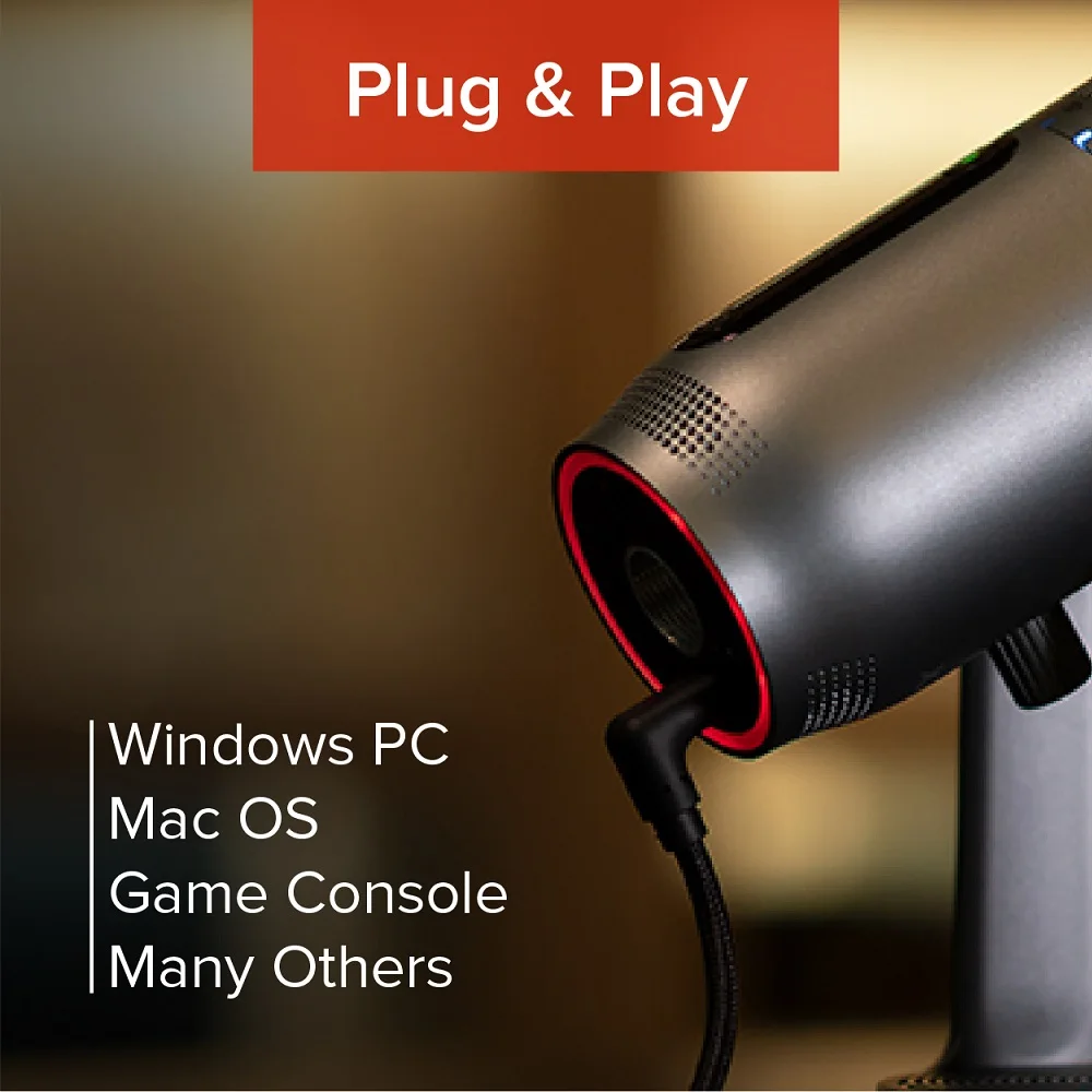 THRONMAX M2P MDRILL One Pro USB 콘덴서 마이크 (데스크 스탠드 포함) 24bit 96kHz-제트 블랙/슬레이트 그레이