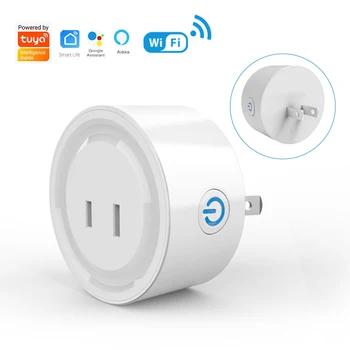 ปลั๊กมาตรฐานญี่ปุ่นของเต้ารับอัจฉริยะ Tuya wifi สามารถใช้สำหรับการควบคุมด้วยเสียงและการตั้งเวลาของลำโพง AI ในบ้านสองตัวได้ 1