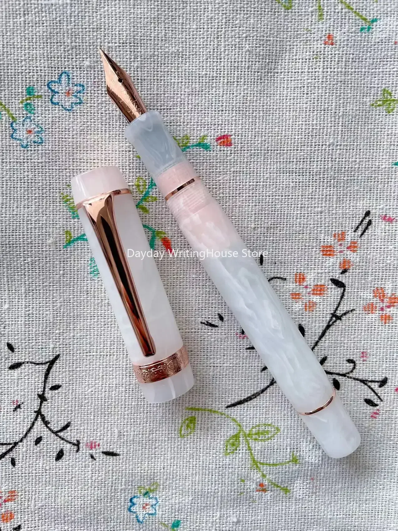 Kaigelu-美しいパターンの万年筆、f、mペン先、筆記インク